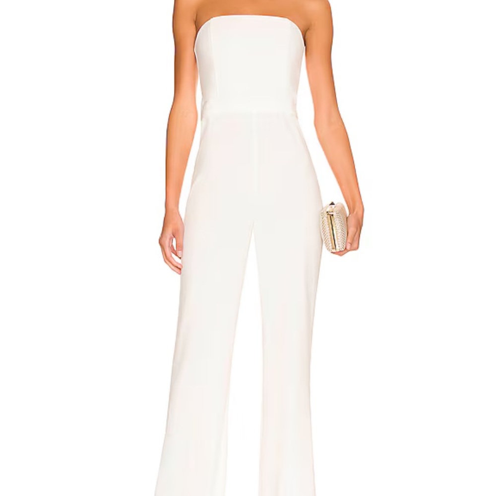 Alice + Olivia White Jumpsuit